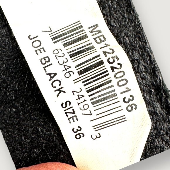 Fossil Genuine Leather Belt Size 36 Black EUC Hold Your Pants Up In Style - Picture 4 of 10